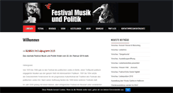 Desktop Screenshot of musikundpolitik.de